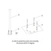 Luxi Living Retractable Side Awning & Privacy Screen 2m X 4m - screw placement diagrams