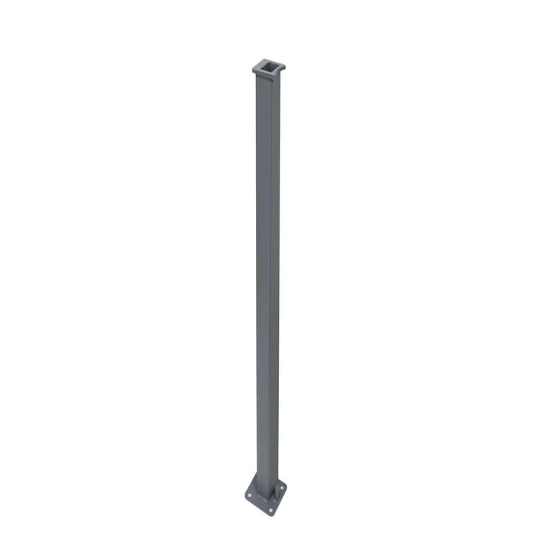 Luxi Living Retractable Side Awning & Privacy Screen 2m X 4m-awning grey pole