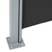 Luxi Living Retractable Side Awning & Privacy Screen 2m X 4m - awning screw post
