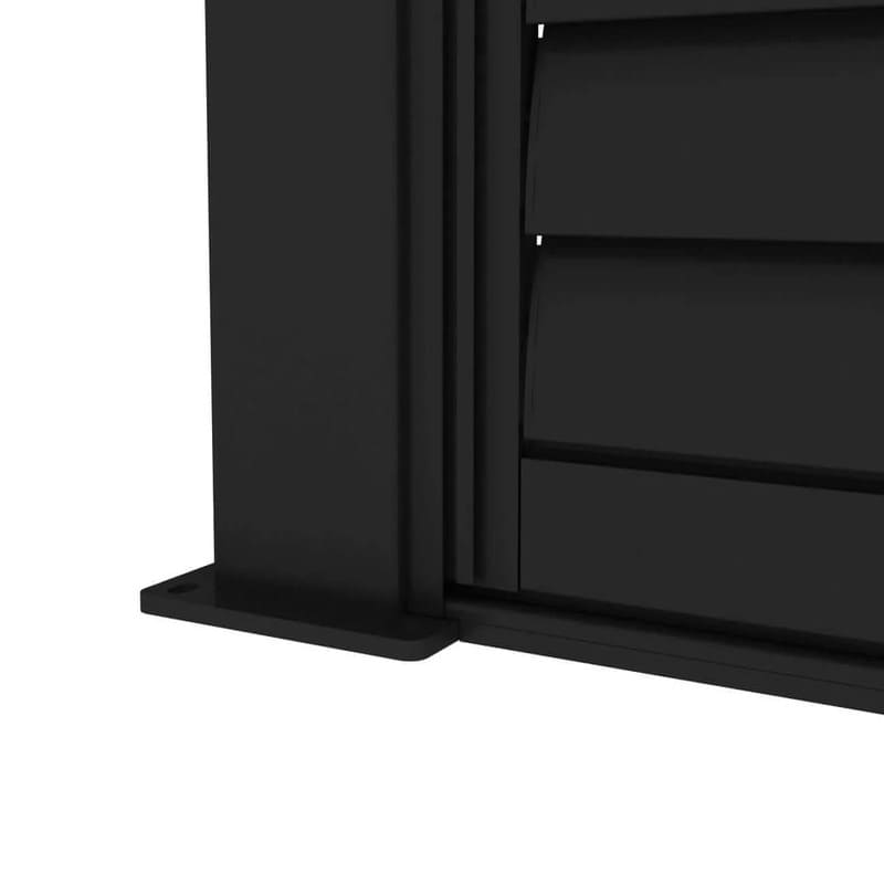 Luxi Living Shutter Sliding Door for Baltic Wall Mounted Pergola - Base Plate