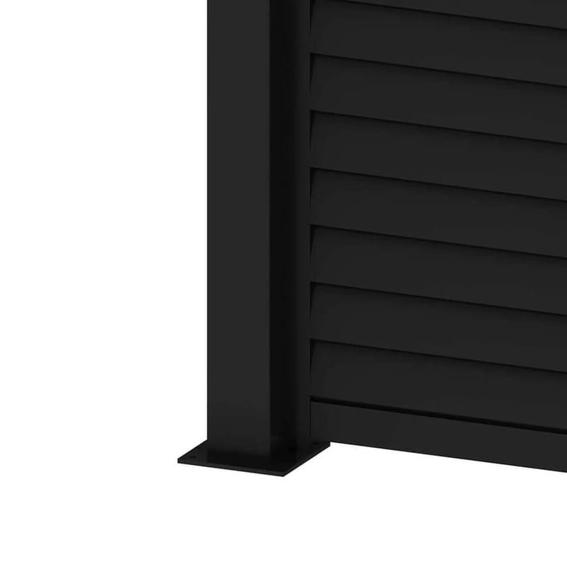 Luxi Living Shutter Wall for Tasman Wall Mounted Pergola - Pergola base plate