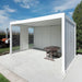 Luxi Living Shutter Wall for Tasman Wall Mounted Pergola-Interior of White Pergola