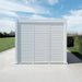 Luxi Living Shutter Wall for Tasman Wall Mounted Pergola - White Pergola By the Field.