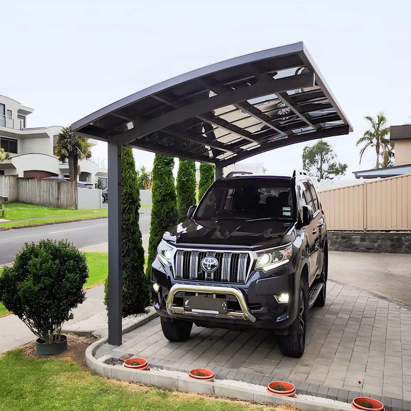 Luxi Living Cantilever Patio Cover 550x 280 x 316cm - Toyota SUV under Carport
