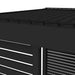 Luxi Living Slatted Privacy Wall for Baltic Wall Mounted Pergola-top view of pergola