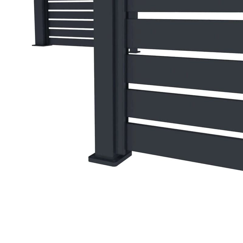 Luxi Living Slatted Privacy Wall for Tasman Freestanding Pergola - base plate of pergola