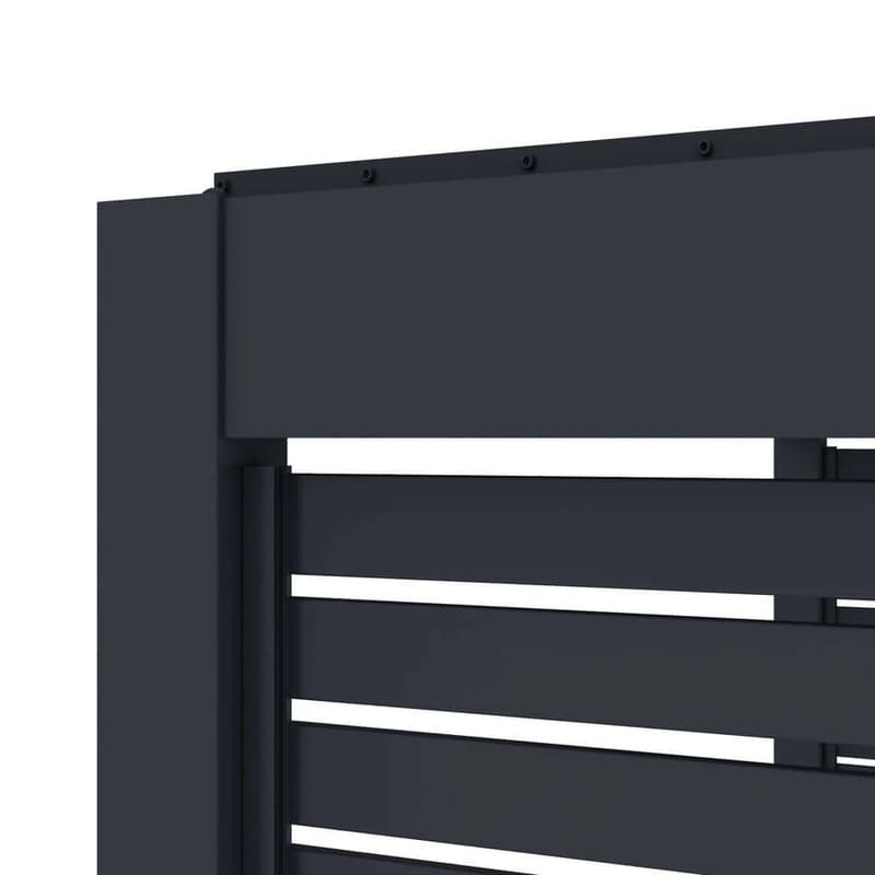 Luxi Living Slatted Privacy Wall for Tasman Freestanding Pergola components