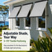 Luxi Living Solaris Motorised Retractable Drop-Arm Window Awning -  Flexible positioning feature 