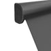 Luxi Living Solaris Motorised Retractable Drop-Arm Window Awning-Dark grey awning section's closeup view