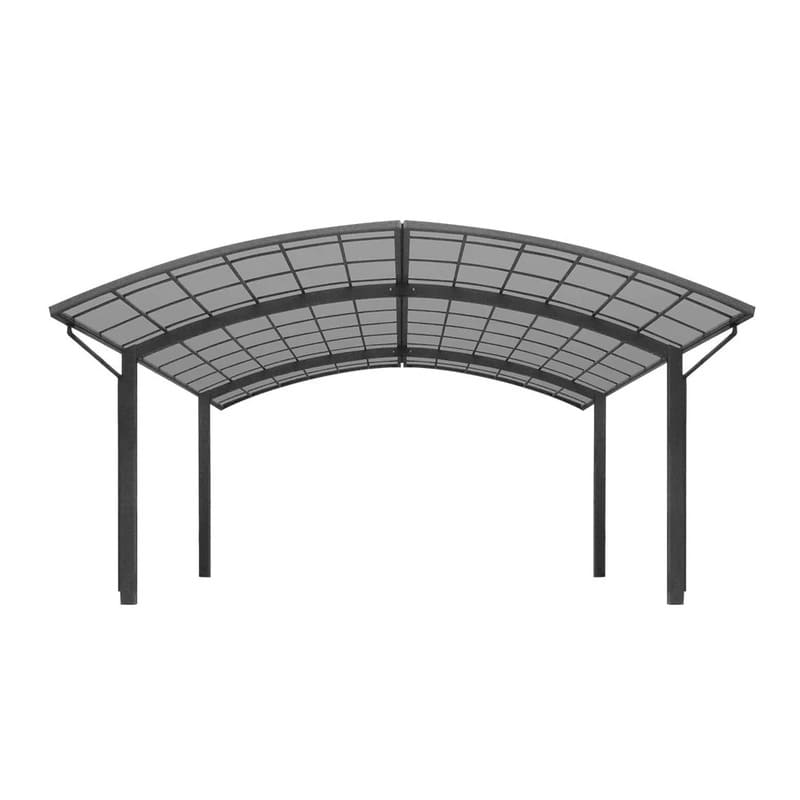 Luxi Living Stormbrace Double Carport-front view empty carport