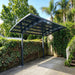 Luxi Living Stormbrace Single Carport - black.