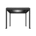 Luxi Living Tasman Motorised Freestanding Louvre Roof Aluminium Pergola - 3x3m opened pergola