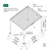Luxi Living Tasman Motorised Freestanding Louvre Roof Aluminium Pergola - 5x3m description
