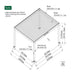 Luxi Living Tasman Motorised Freestanding Louvre Roof Aluminium Pergola - 5x4m description