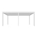 Luxi Living Tasman Motorised Freestanding Louvre Roof Aluminium Pergola - 7x4m white pergola on white bg