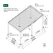 Luxi Living Tasman Motorised Freestanding Louvre Roof Aluminium Pergola - 8x4m description