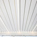 Luxi Living Tasman Motorised Freestanding Louvre Roof Aluminium Pergola - closed white pergola