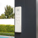 Luxi Living Tasman Motorised Freestanding Louvre Roof Aluminium Pergola - Remote control attached to pergola
