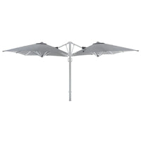 Luxi Living Tecra 3×6m Double Sided Cantilever Umbrella - on a white background.