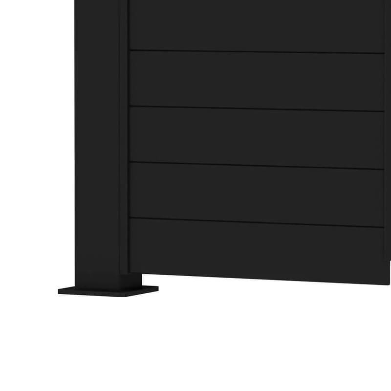 Luxi Living Tongue and Groove Privacy Screen for Atlantic & Caribbean Freestanding Pergola - Base Plate