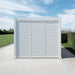 Luxi Living Tongue and Groove Privacy Screen for Tasman Freestanding Pergola - White Pergola Sideview 