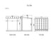 Luxi Living Urban Wall Mounted Patio Cover - 4x3m plan views