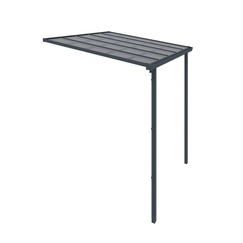 Luxi Living Urban Wall Mounted Patio Cover-left facing patio cover in White Background