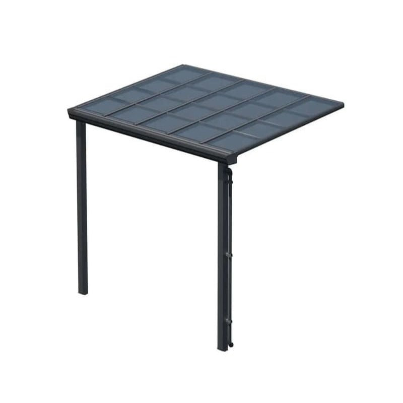 Luxi Living Urban Wall Mounted Patio Cover - right facing patio on a white background