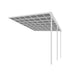 Luxi Living Urban Wall Mounted Patio Cover - left facing patio cover in white backgound