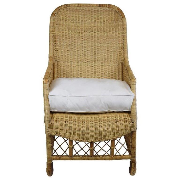 Mandalay Lattice Chair Front Viee