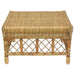 Mandalay Lattice Ottoman Front View