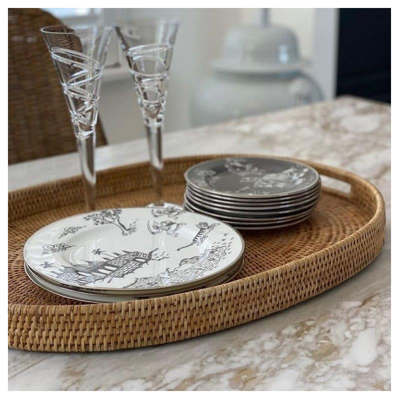 Theo Joe Mandalay Tray Oval Large Lifestyle