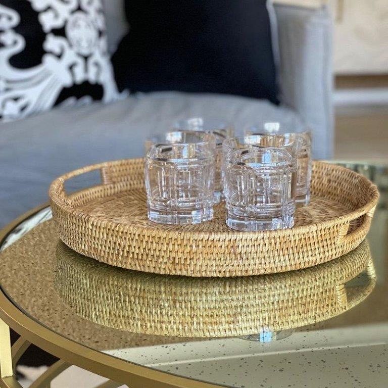 Mandalay Tray Round Small Lifestyle