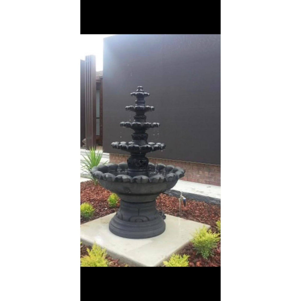 Monaco Fountain charcoal self contaied landscape