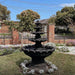 Monaco Fountain charcoal self contained with flowers