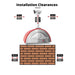 Napoli Capri Entertainer 1100 Pizza Oven Installation clearance