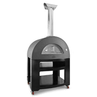 Napoli Oven Co Campagna 1100-Wood Oven Grey with stand