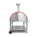 Napoli Vesuvio 650 Pizza Oven red back view