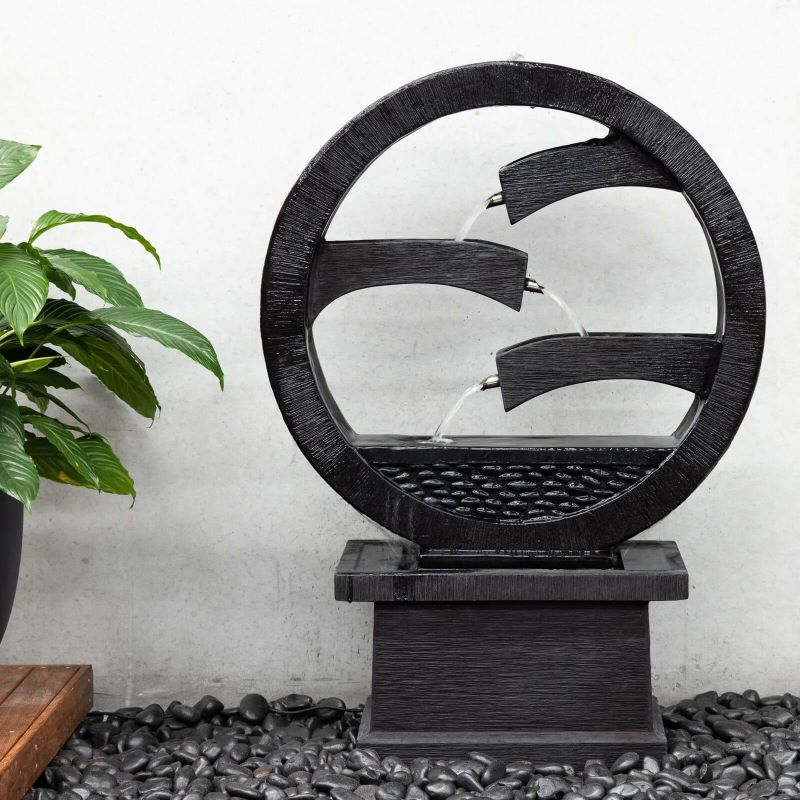 Northcote Pottery Harmony Water Fountain Charcoal