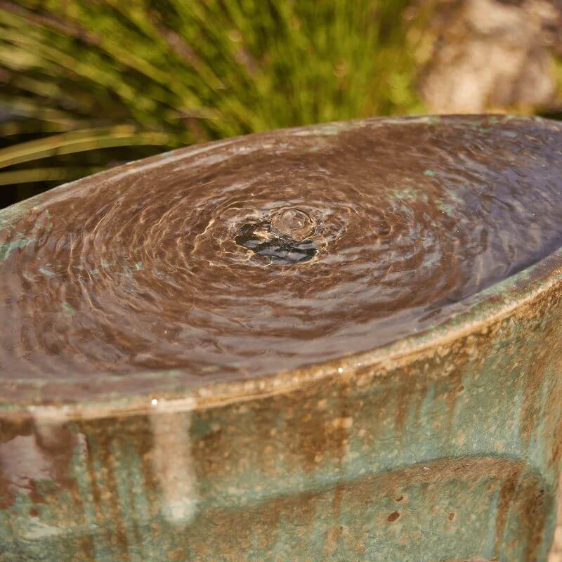 Northcote Pottery Nexus Water Fountain Closeup water