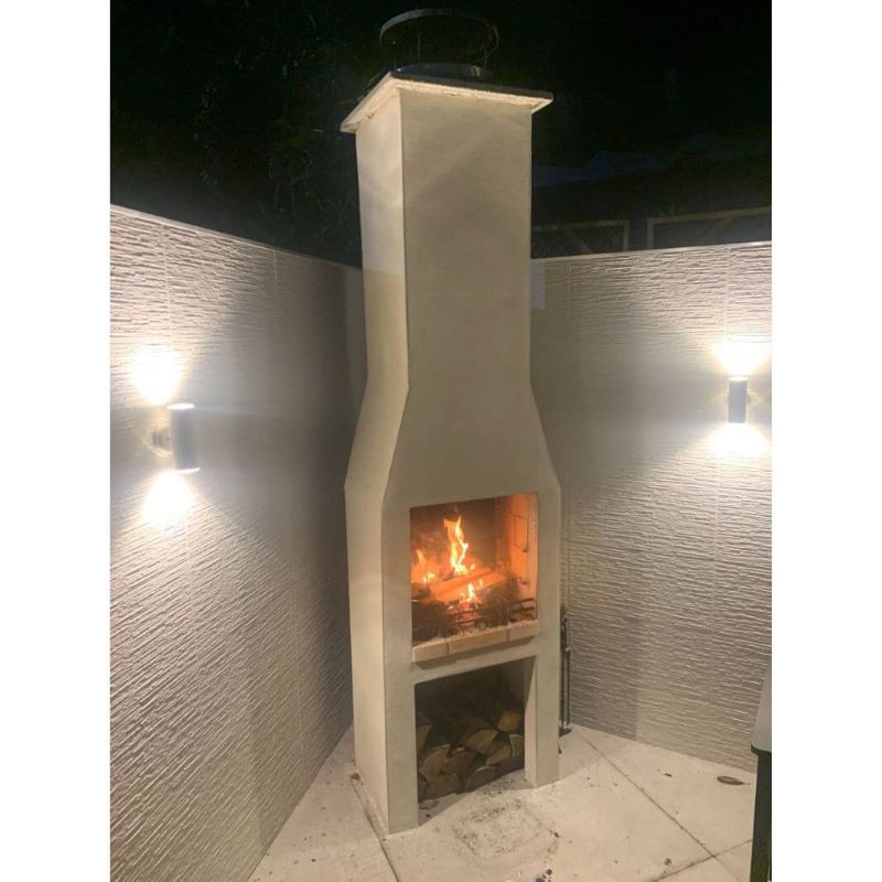 Ochre Living Ossa Fireplace corner setup