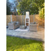 Ochre Living Ossa Fireplace outdoor setting
