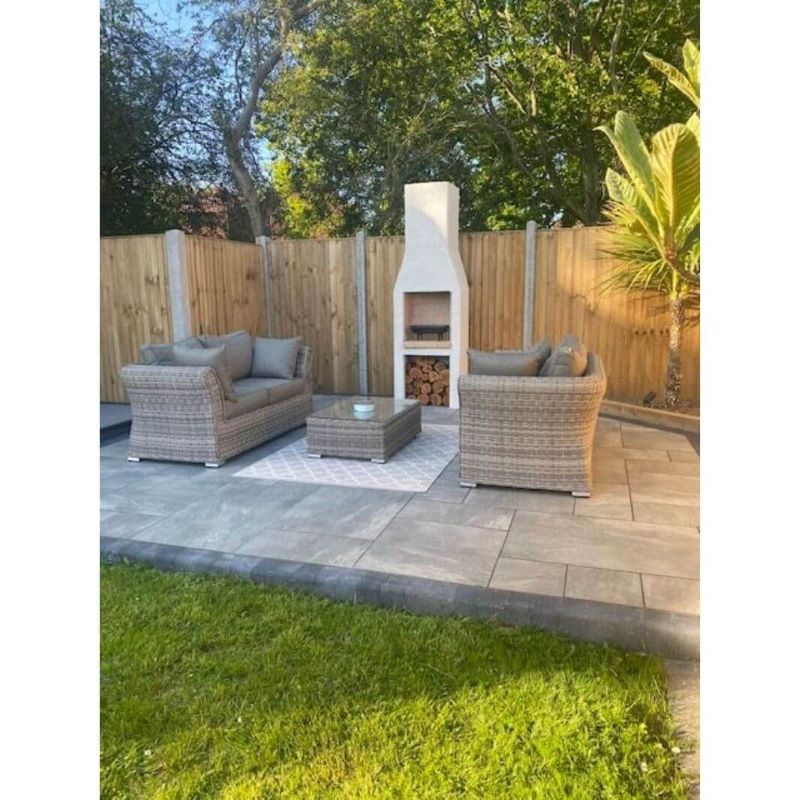 Ochre Living Ossa Fireplace outdoor setting