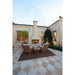 Ochre Living Perisher Fireplace against house