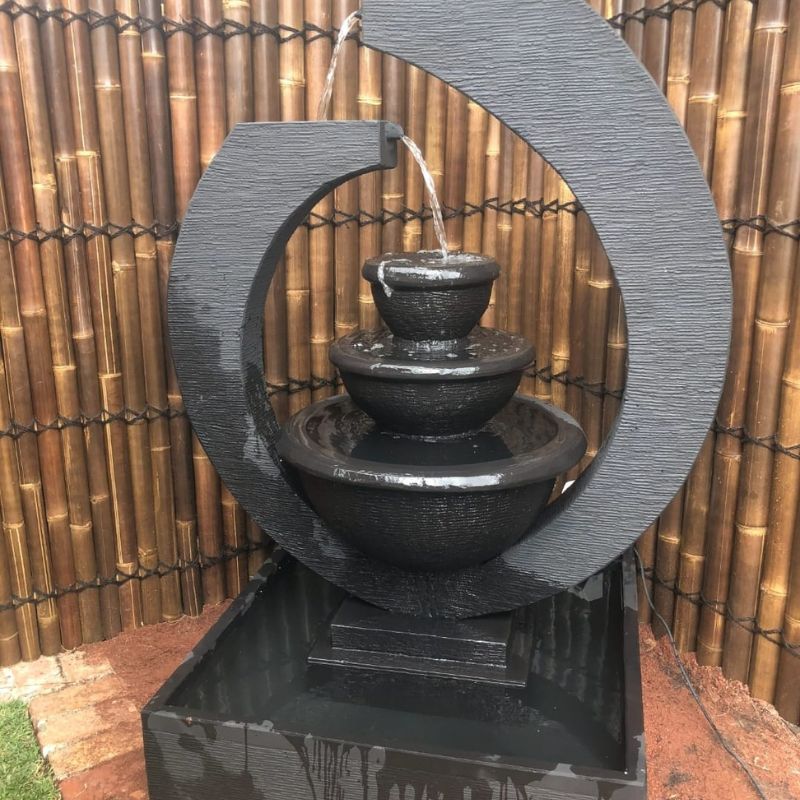 Original Eclipse Fountain Large grey bamboo