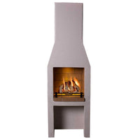 Ossa Fireplace Kit with fire