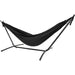 Pacific Hammocks 10ft White Universal Steel Hammock Stand And Authentic Double Clasico Hammock in Midnight