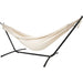 Pacific Hammocks 10ft White Universal Steel Hammock Stand And Authentic Double Clasico Hammock in Natura