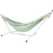 Pacific Hammocks 10ft White Universal Steel Hammock Stand And Authentic Double Clasico Hammock in Eucalyptus