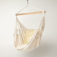 Pacific Hammocks Authentic Colombian Large Hammock Chair in Natura Angled View